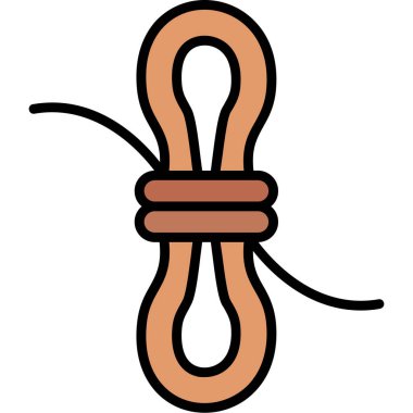 halat simgesi, çizgi film tarzı