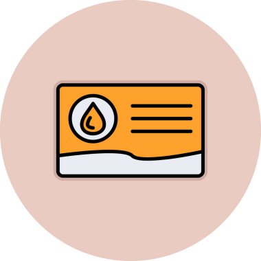 Bir ateş simgesinin vektör illüstrasyonu