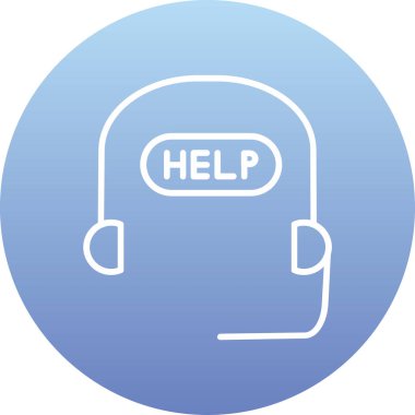 yardım web vektör illüstrasyonu