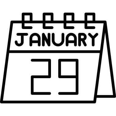 Takvim simgesi tasarımı, vektör illüstrasyonu