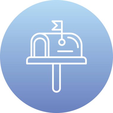 posta simgesi. resimleme tasarımı