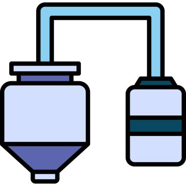 alkollü içecek ikonu - taslak biçimi