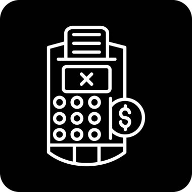 ödeme terminali vektör illüstrasyonu