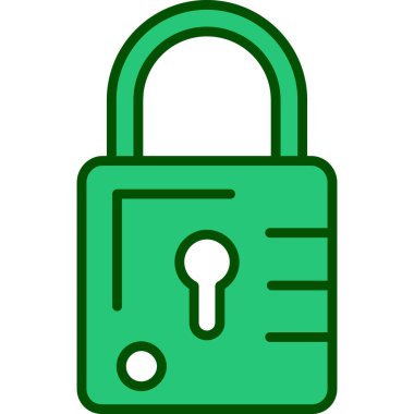 ikon vektör illüstrasyonunu kilitle