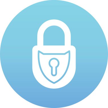 ikon vektör illüstrasyonunu kilitle