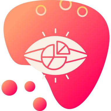 Beyaz arkaplanda izole edilmiş beyaz mantar ikonu. Kırmızı daire düğmesi. vektör.