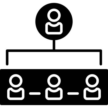 İnsan simgesinin vektör illüstrasyonu