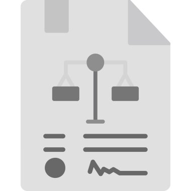 belge simgesi. vektör illüstrasyonu.