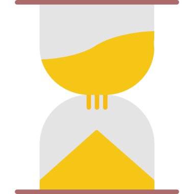 Bir saatin vektör illüstrasyonu