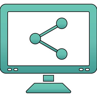 Web simgesinin vektör simgesi tasarımı