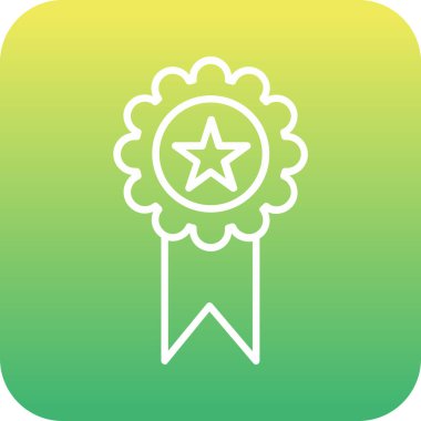 Benzersiz diploma vektör simgesi