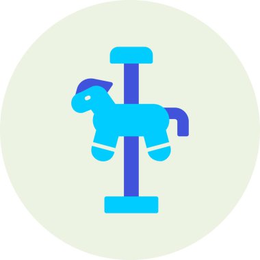 At. Web simgesi basit illüstrasyon