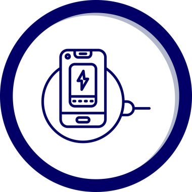 - Telefon. Web simgesi basit illüstrasyon