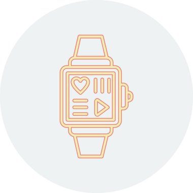 vektör izleme simgesi illüstrasyonu