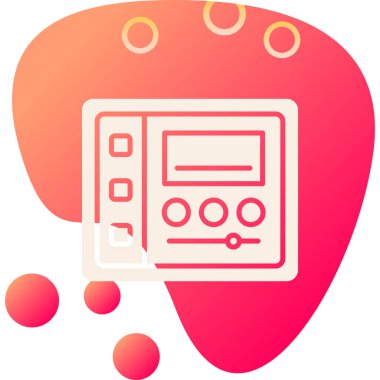 Modern b 'nin vektör illüstrasyonu eksik simgesi