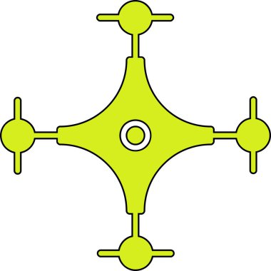 Yeşil simge. Basit tasarım