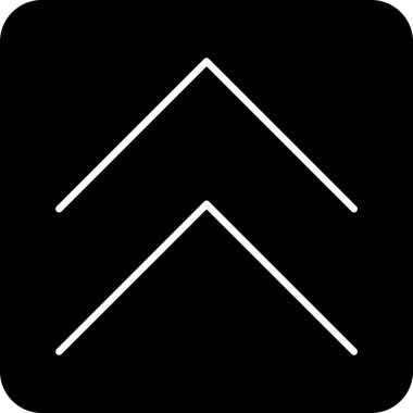 ok yönü simgesi ana hat biçiminde