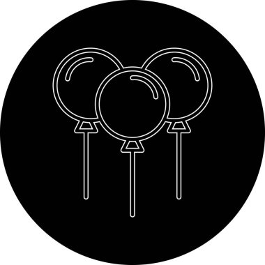 Çemberdeki bir çift kalbin vektör simgesi