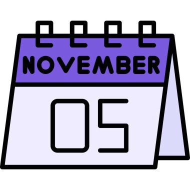 Takvim simge tasarlamak vektör