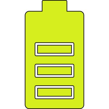 Pilli ağ simgesi, vektör illüstrasyonu