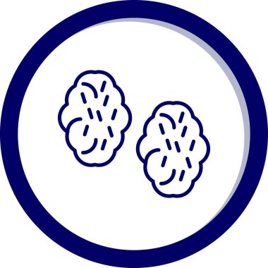 Gıda simgesinin vektör illüstrasyonu