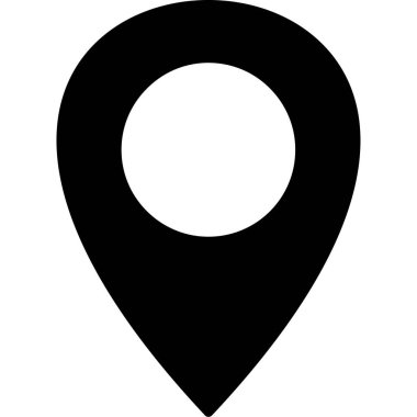 harita işaretleyici düz vektör dekoru