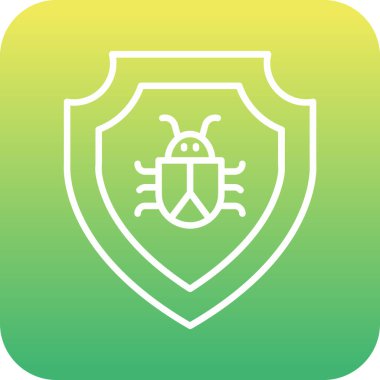 kalkan ikon vektör illüstrasyonu