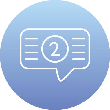 Konuş. Web simgesi basit illüstrasyon