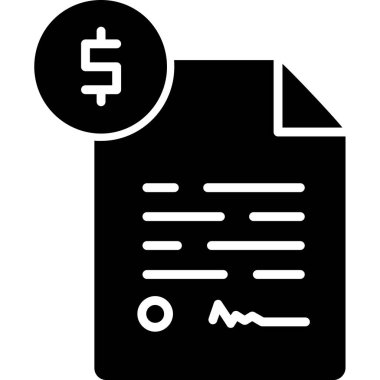 Dolar işaretli kağıt belge