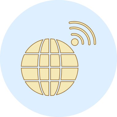 genel ağ vektör simgesi