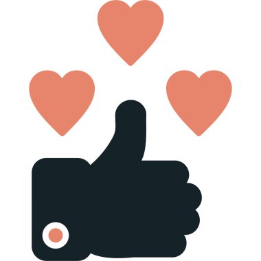 kalp ikonu vektör illüstrasyonu gibi