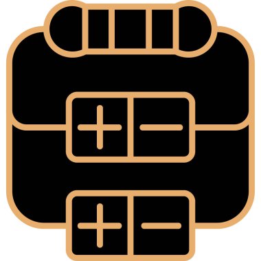 Modern bir simgenin vektör illüstrasyonu