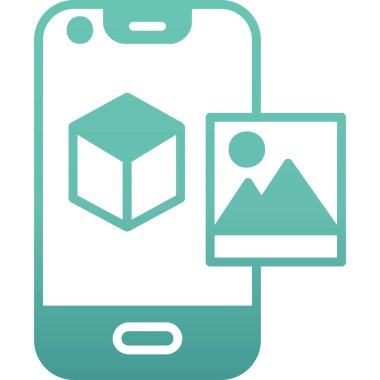 cep telefonu ikonu vektör illüstrasyonu