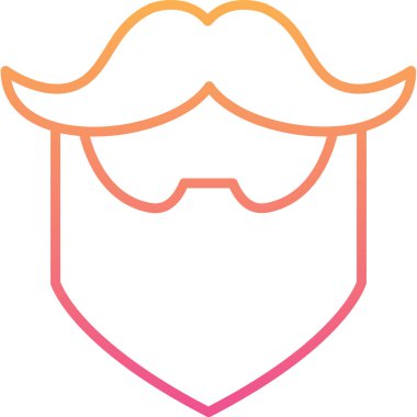 Hipster. Web simgesi basit illüstrasyon