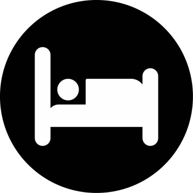 Otel vektör illüstrasyon simgesi