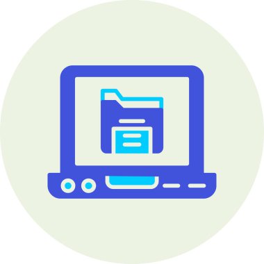 Dosya. Web simgesi basit illüstrasyon