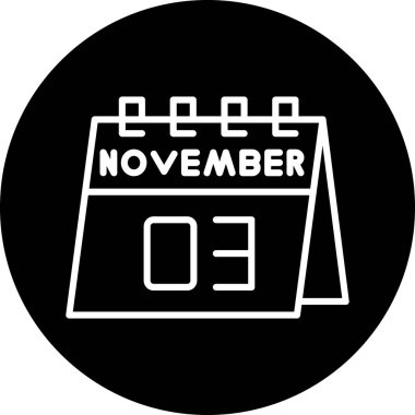 Takvim simgesi vektör illüstrasyonu