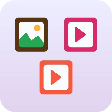 Çalma simgesinin vektör illüstrasyonu