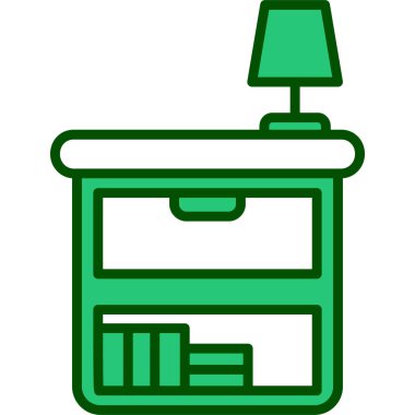 Otel simgesi vektör illüstrasyonu