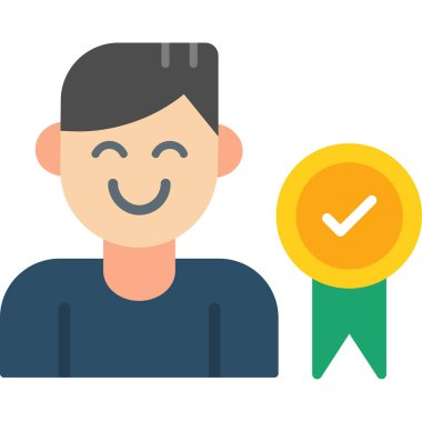 Ödül rozet ikonu. resimleme