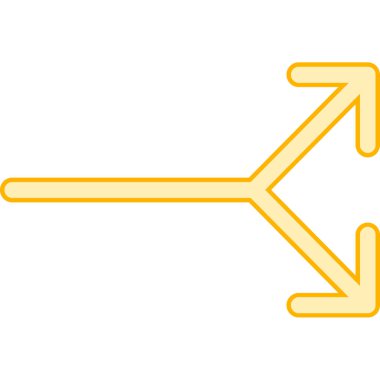 Yön ok ikonu vektör illüstrasyonu