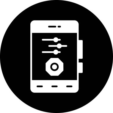 vektör akıllı telefon simgesi