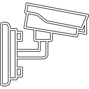 CCTV güvenlik sistemine sahip güvenlik kamerası