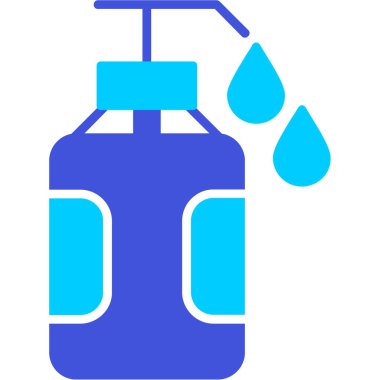 şişe su simgesi taslak biçiminde