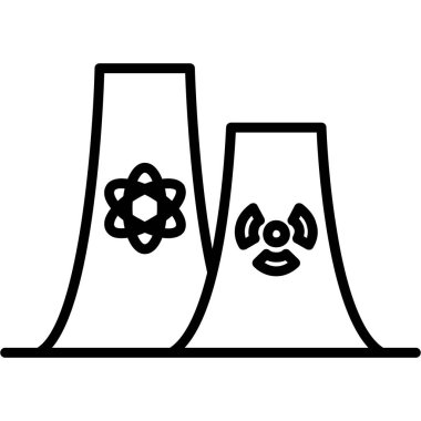 Bir bitki simgesinin vektör illüstrasyonu