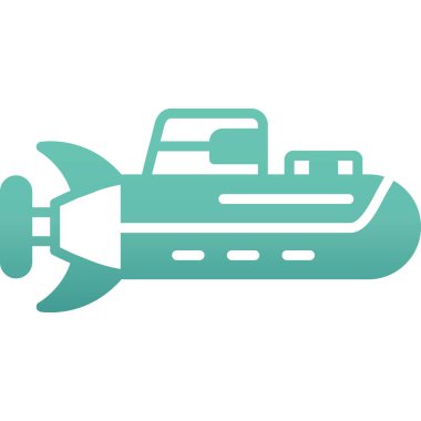 Yolcu gemisi vektör simgesi. düz biçim tasarımı.