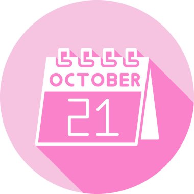 2 takvim, basit tasarım takvimi simgesi ile 27 Ekim.