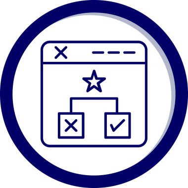 Tarayıcı. Web simgesi basit tasarım