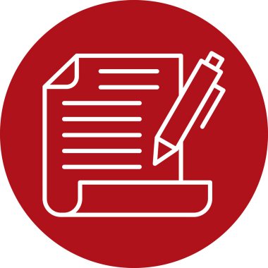 kağıt simgesi vektör illüstrasyonu