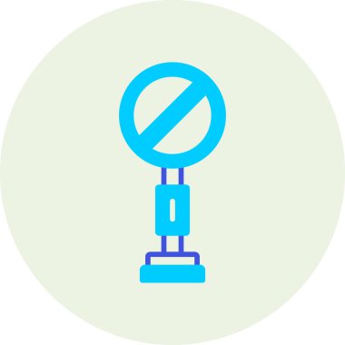 - Hayır. Web simgesi vektör illüstrasyonu